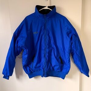 Vintage men’s Columbia Vibrant Blue Windbreaker. Radial sleeve size XL